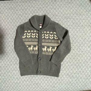 Tea Collection boys 4T-5T shawl collar cardigan